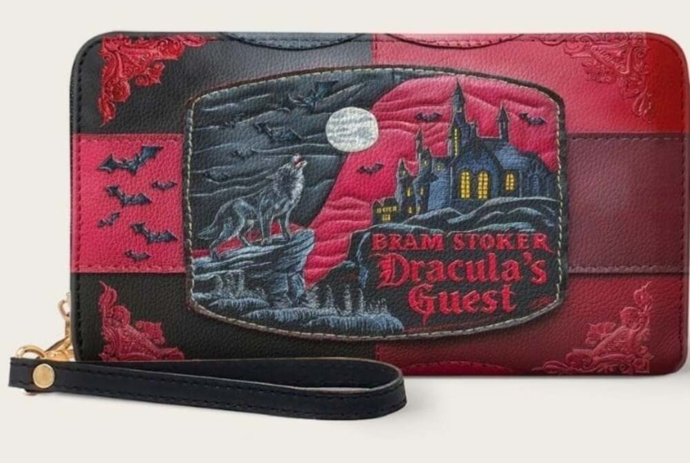 Dracula's Guest Wallet Goth Halloween New NWT Grunge Emo Excellent Vampire